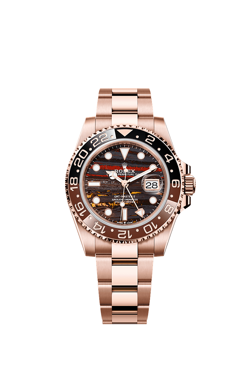 Unworn 2025, Rolex GMT-Master II, 18k Everose gold, 40mm, Ref# 126715chnr-0002, box & papers