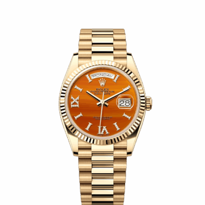 Rolex Day-Date 36, 18k Yellow Gold with Diamond-set, 36mm, Ref# 128238-0088