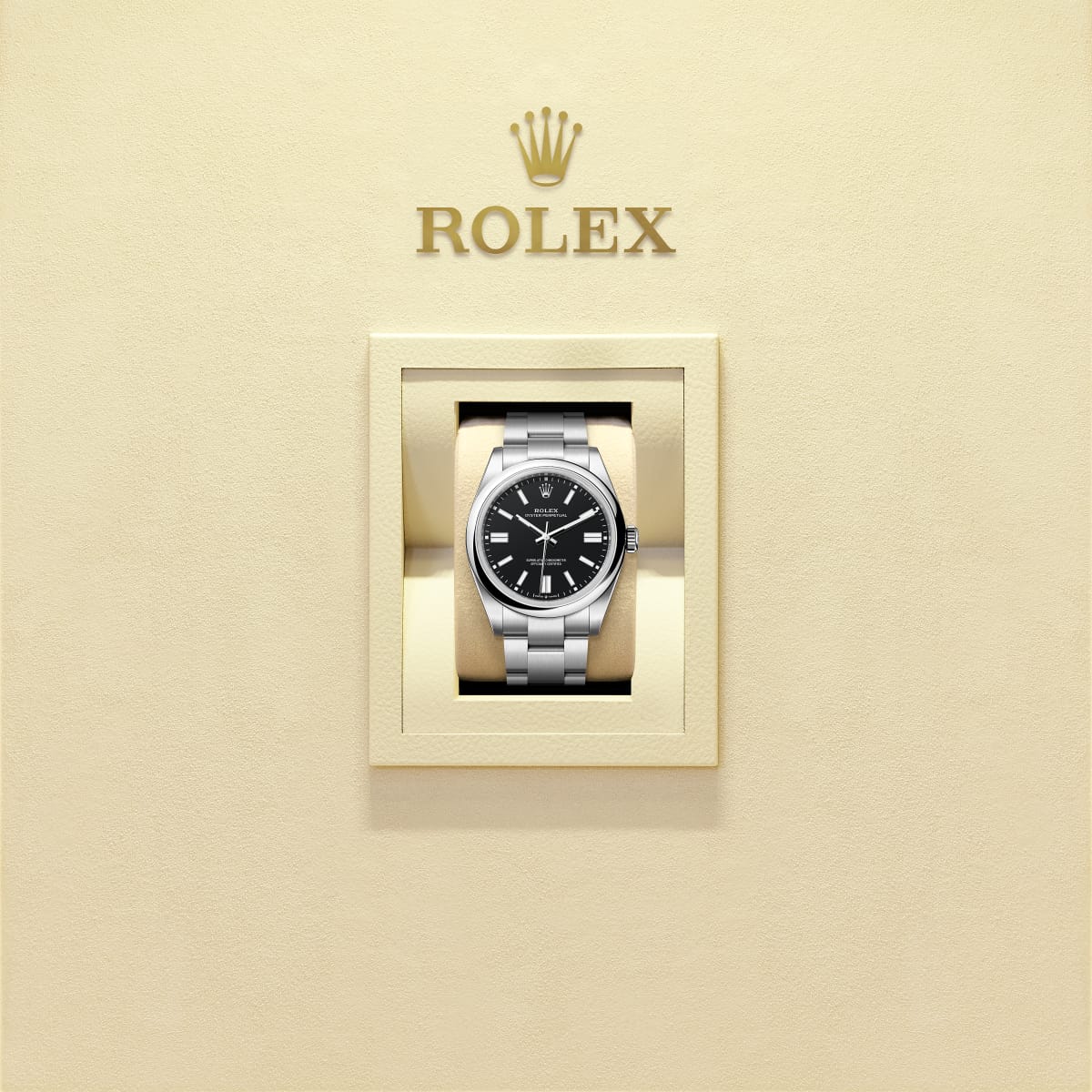 Unworn 2025, Rolex Oyster Perpetual, Oystersteel 41mm, Black dial, Domed Oyster, Ref# 134300-0008, box and papers - Image 4