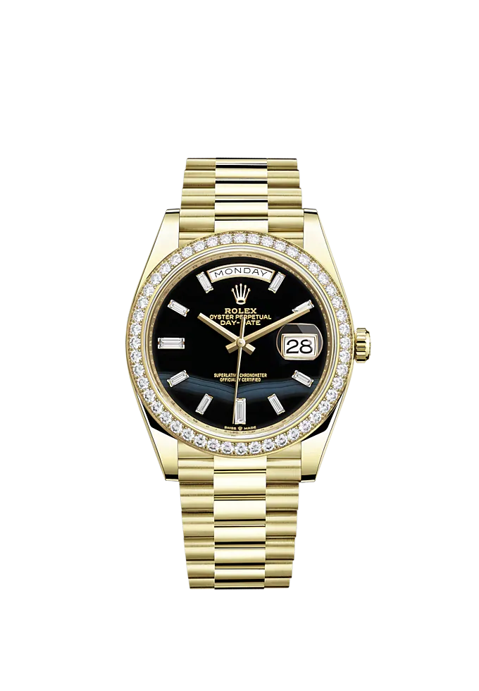 Rolex Day-Date, 40mm, 18k Yellow Gold and Diamonds, Ref# 228348rbr-0039 - Image 2