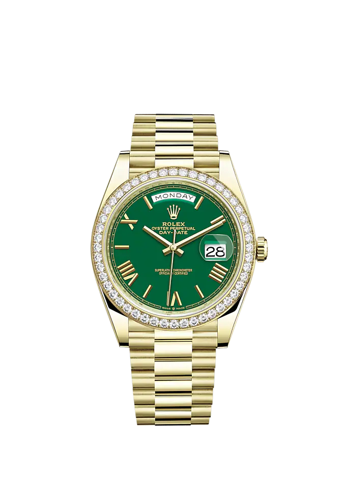 Rolex Day-Date, 40mm, 18k Yellow Gold and Diamonds, Ref# 228348rbr-0040 - Image 2