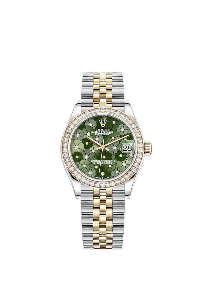 Rolex Datejust 31mm, Oystersteel and 18k Yellow Gold with Diamonds, Ref# 278383rbr-0032 - Image 2