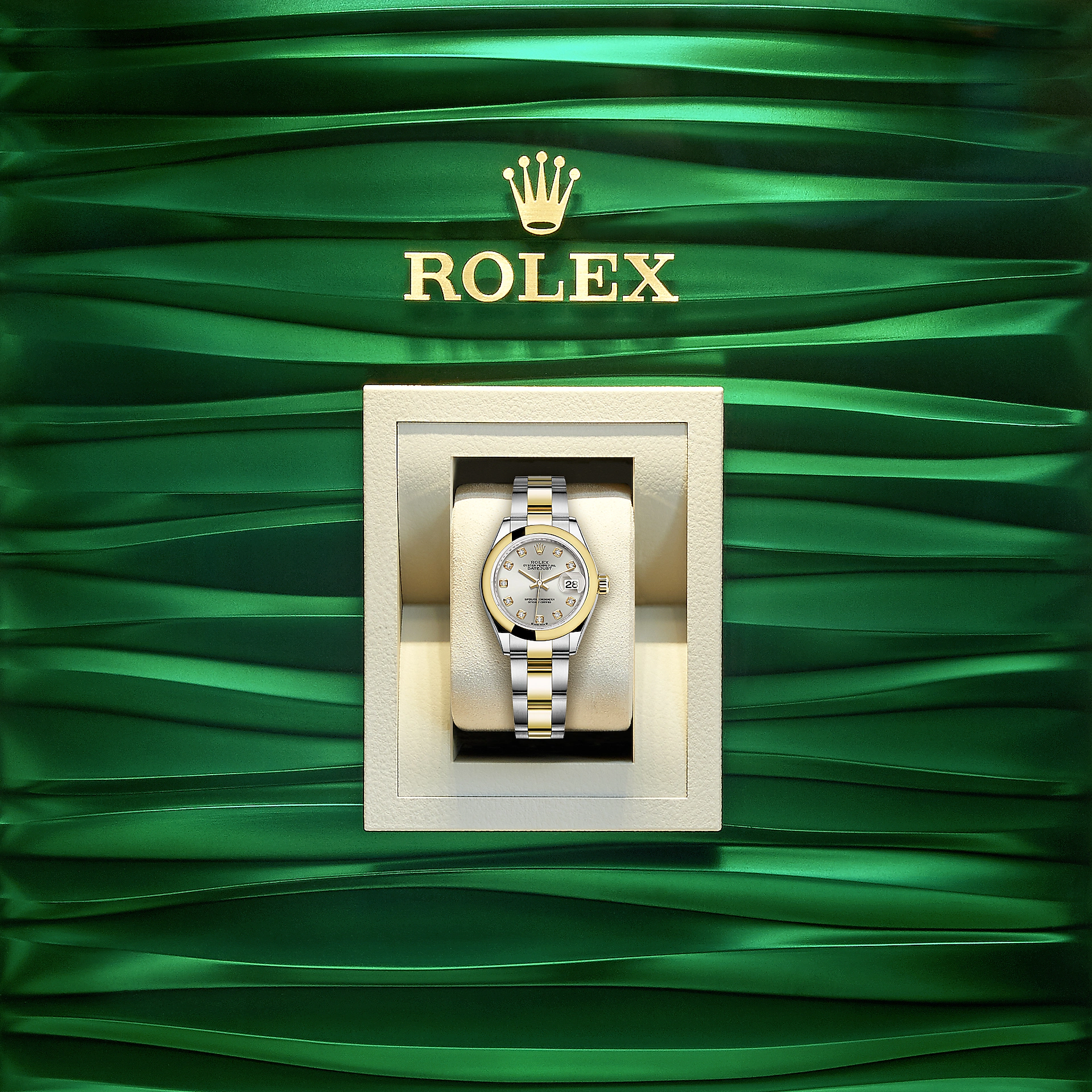 Rolex Lady-Datejust 28, Oystersteel and 18k Yellow Gold, Ref# 279163-0008 - Image 4