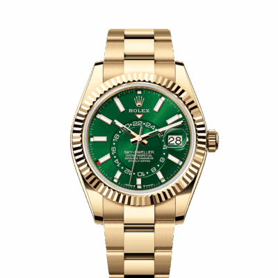 Unworn 2025, Rolex Sky-Dweller, 42mm, 18k Yellow Gold, Ref# 336938-0007, box & papers