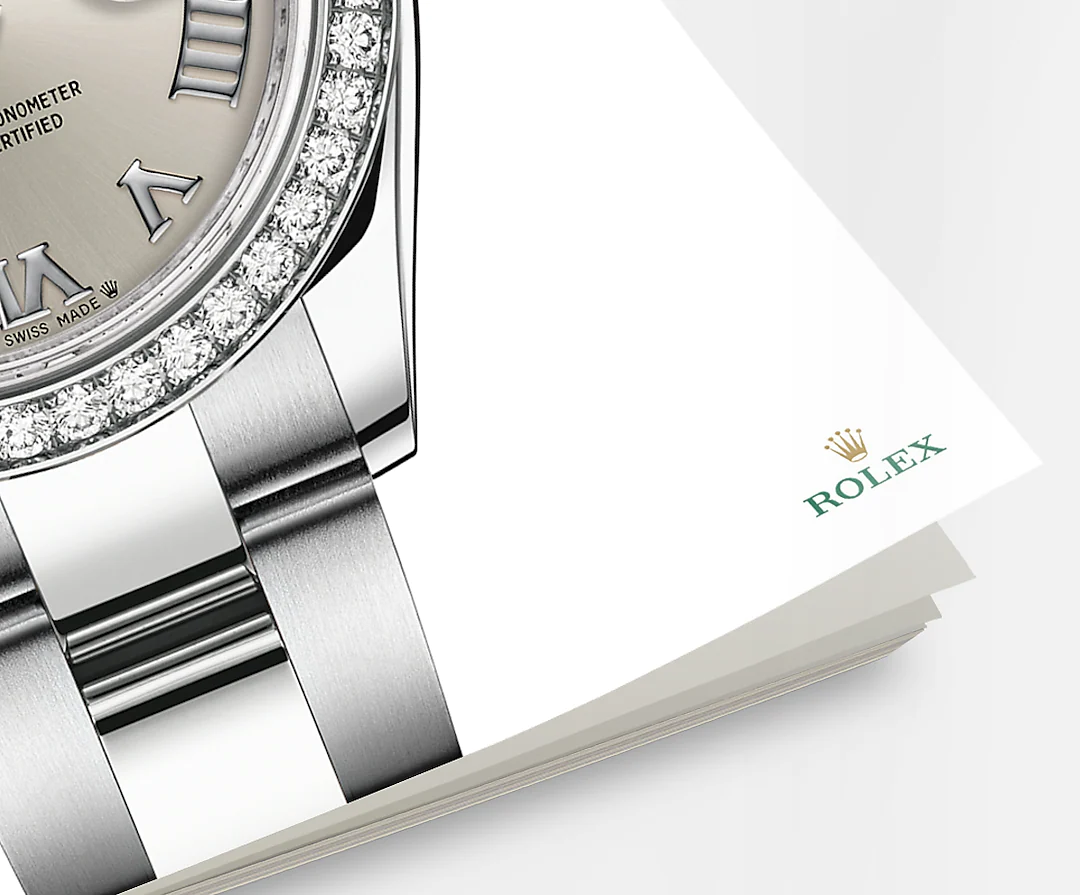 Rolex Lady-Datejust 28, Oystersteel and 18k White Gold, Ref# 279384RBR-0010 - Image 5