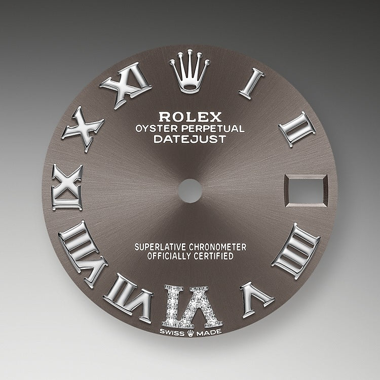 Rolex Datejust 31, Oystersteel, 18kt White Gold and diamonds, Ref# 278344RBR-0029 - Image 2