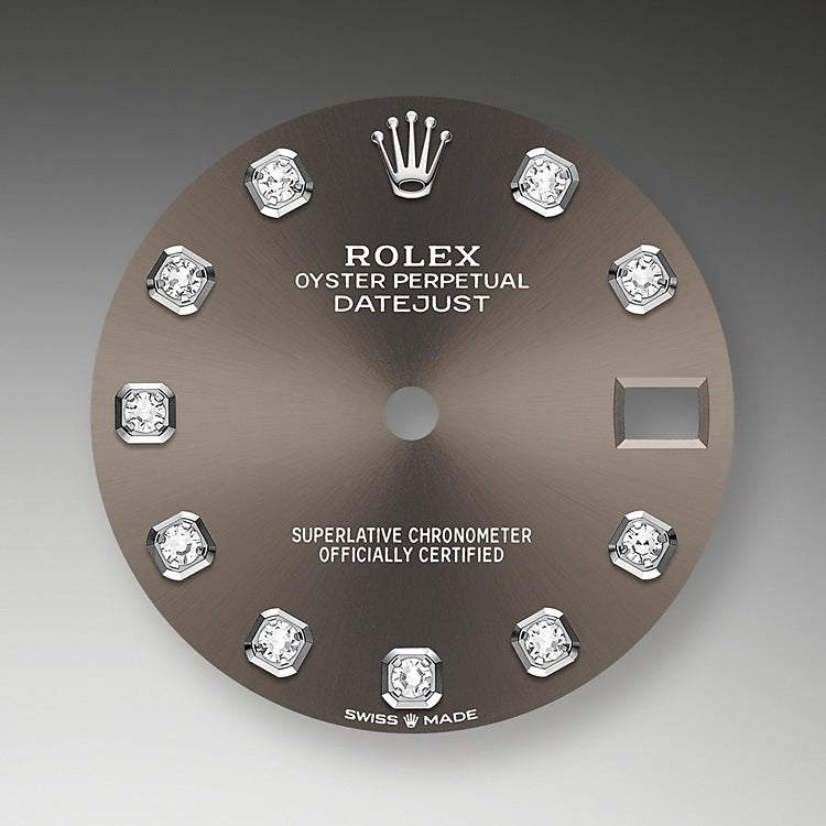 Rolex Datejust 31, Oystersteel, 18kt White Gold and diamonds, Ref# 278384RBR-0010 - Image 2