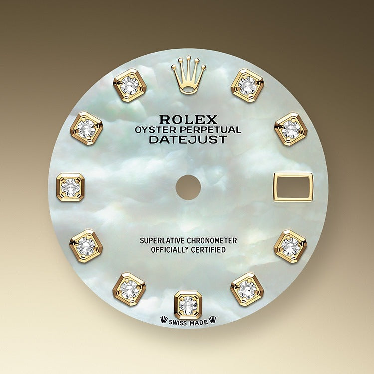 Rolex Lady-Datejust 28, 18kt Yellow Gold and diamonds, Ref# 279138RBR-0015 - Image 2