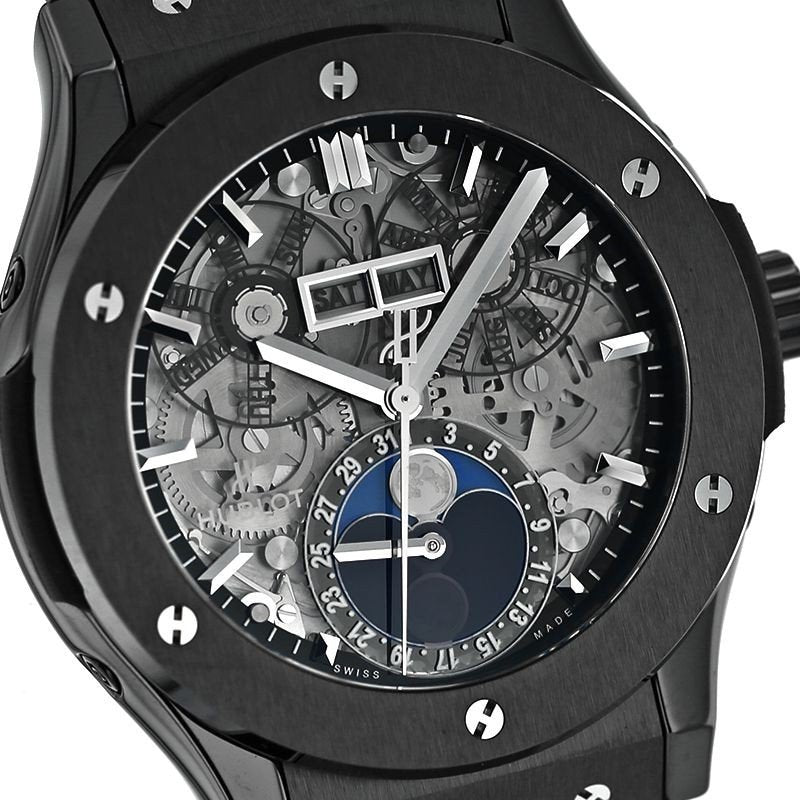 Hublot Classic Fusion Aerofusion Moonphase 45mm Black Magic, Ref# 517.CX.0170.LR, Unworn 2025 - Image 3