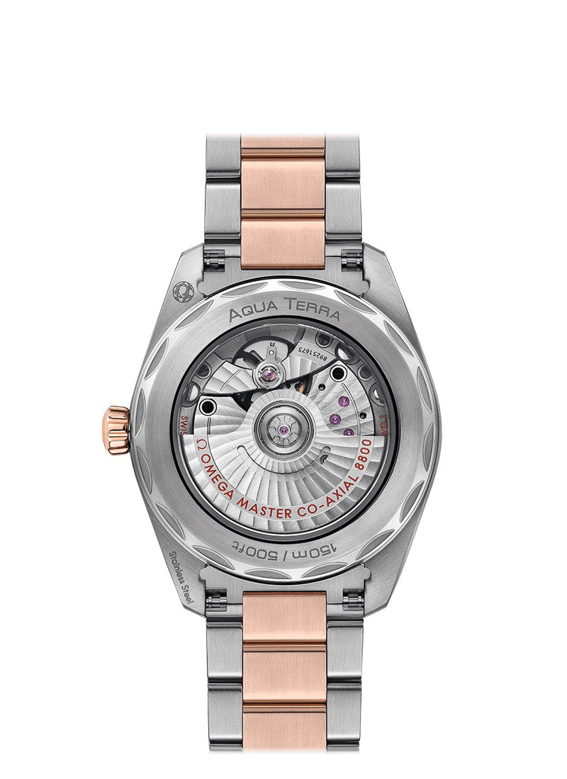 Omega Seamaster AQUA TERRA 150M CO‑AXIAL MASTER CHRONOMETER LADIES' Ref# 220.25.38.20.55.001 - Image 2