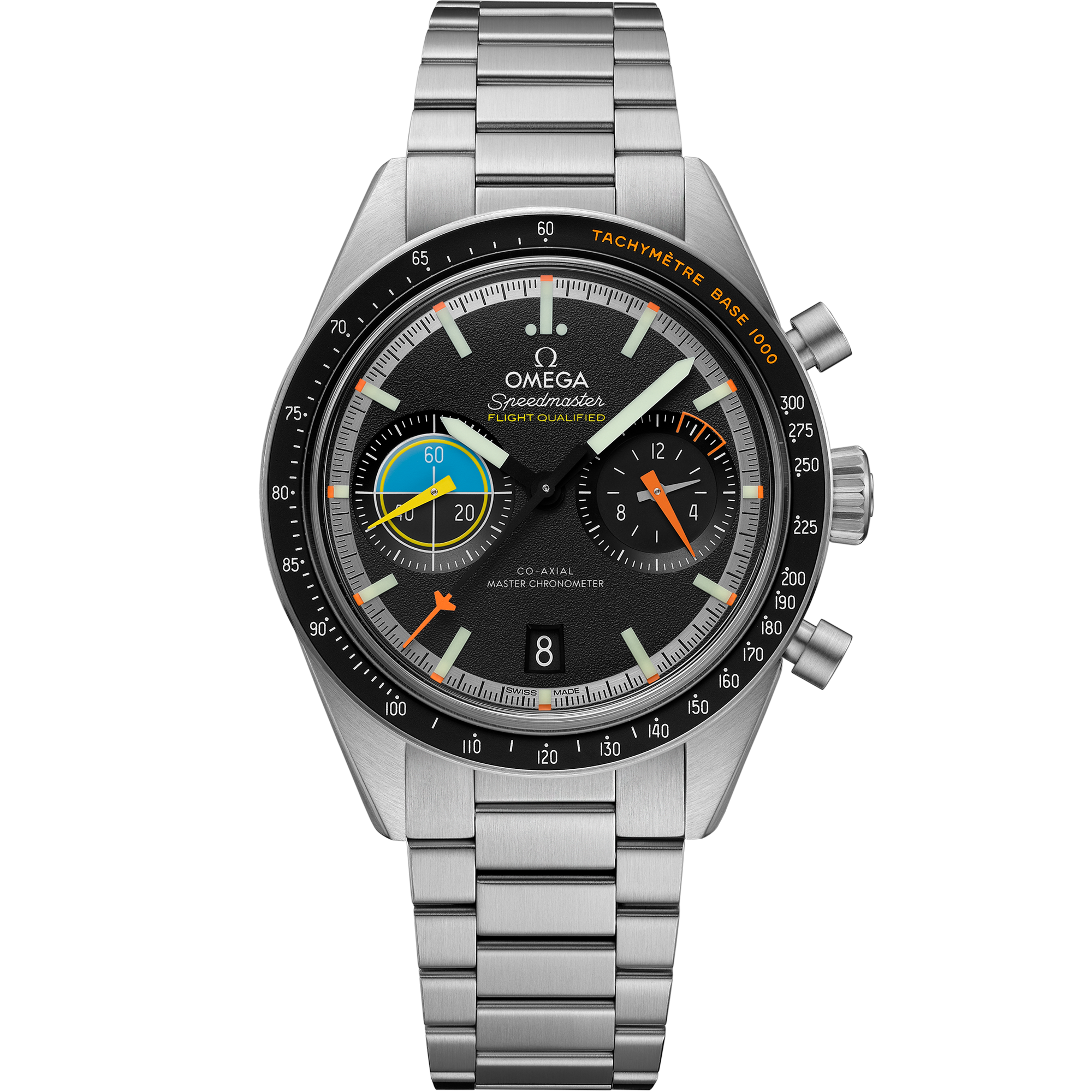 Unworn, Omega Speedmaster Pilot, Stainless Steel, Chronograph, 40.85 mm, Ref# 332.10.41.51.01.002, box and papers