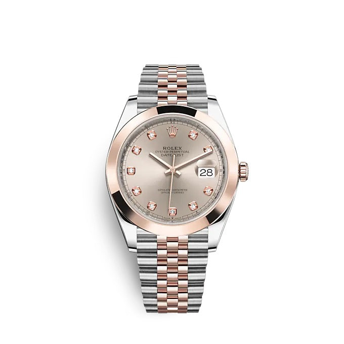 Rolex Datejust 41 Oystersteel and Everose gold Ref# 126301-0008