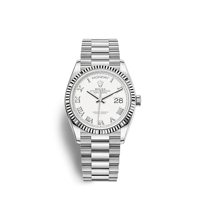 Rolex Day-Date 36 White gold Ref# 128239-0038