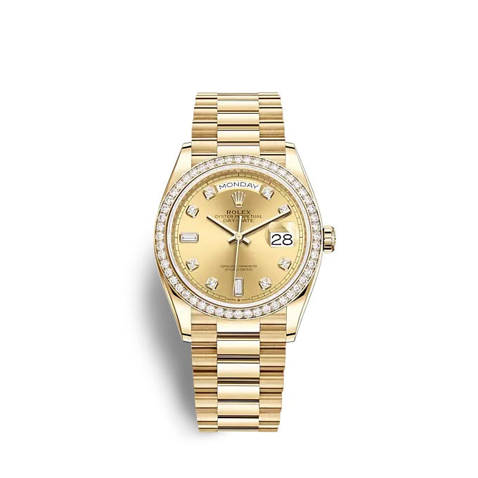 Rolex Day-Date 36 Yellow gold Ref# 128348RBR-0008