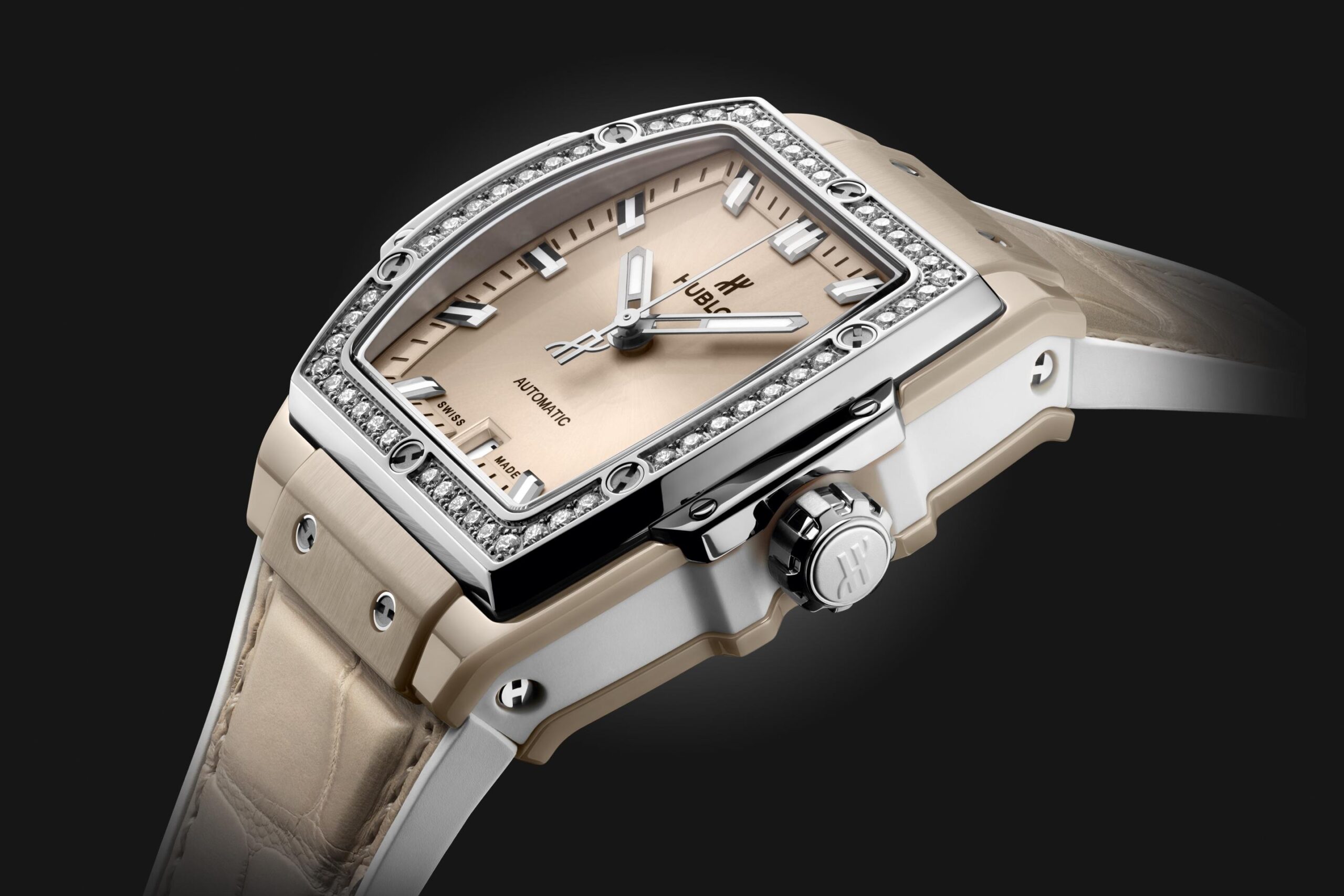 Hublot Spirit of Big Bang BEIGE CERAMIC TITANIUM DIAMONDS Ref# 665.CZ.891B.LR.1204 - Image 2