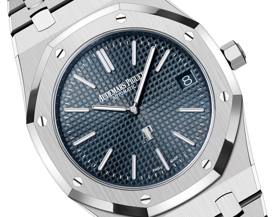 Audemars Piguet Royal Oak "JUMBO" EXTRA-THIN "50TH ANNIVERSARY" Ref# 16202ST.OO.1240ST.01 - Image 2