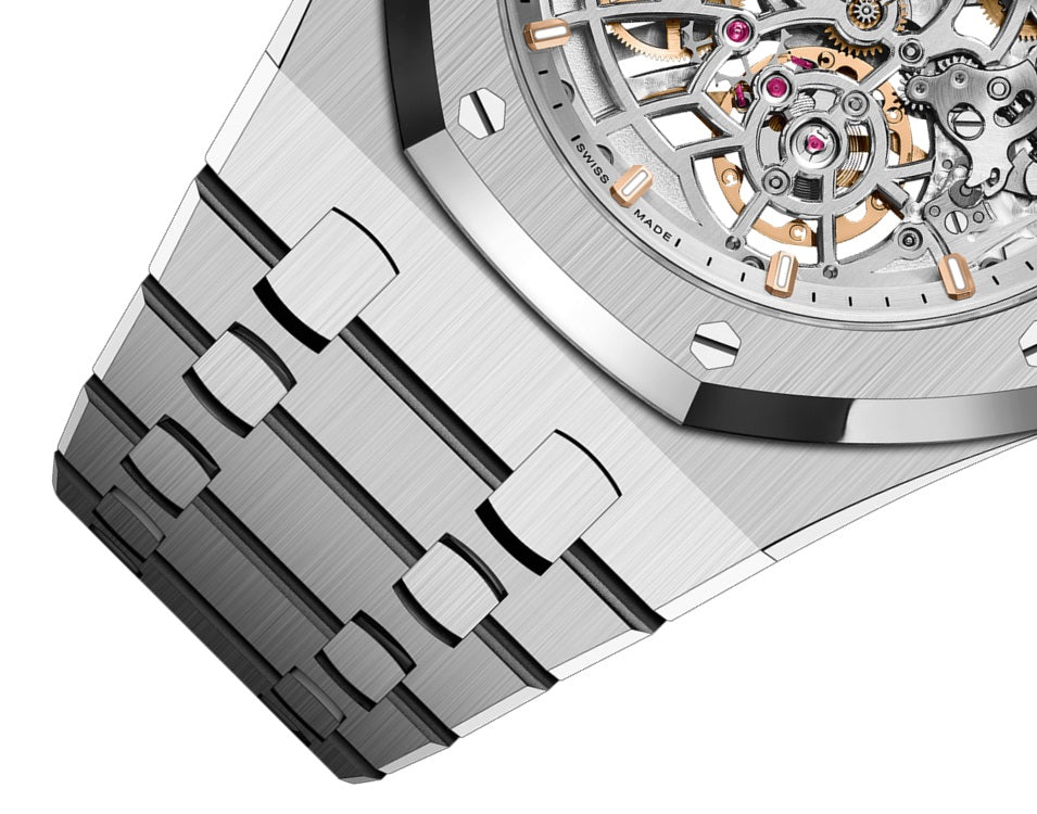 Audemars Piguet Royal Oak "JUMBO" EXTRA-THIN OPENWORKED "50TH ANNIVERSARY" Ref# 16204ST.OO.1240ST.01 - Image 4