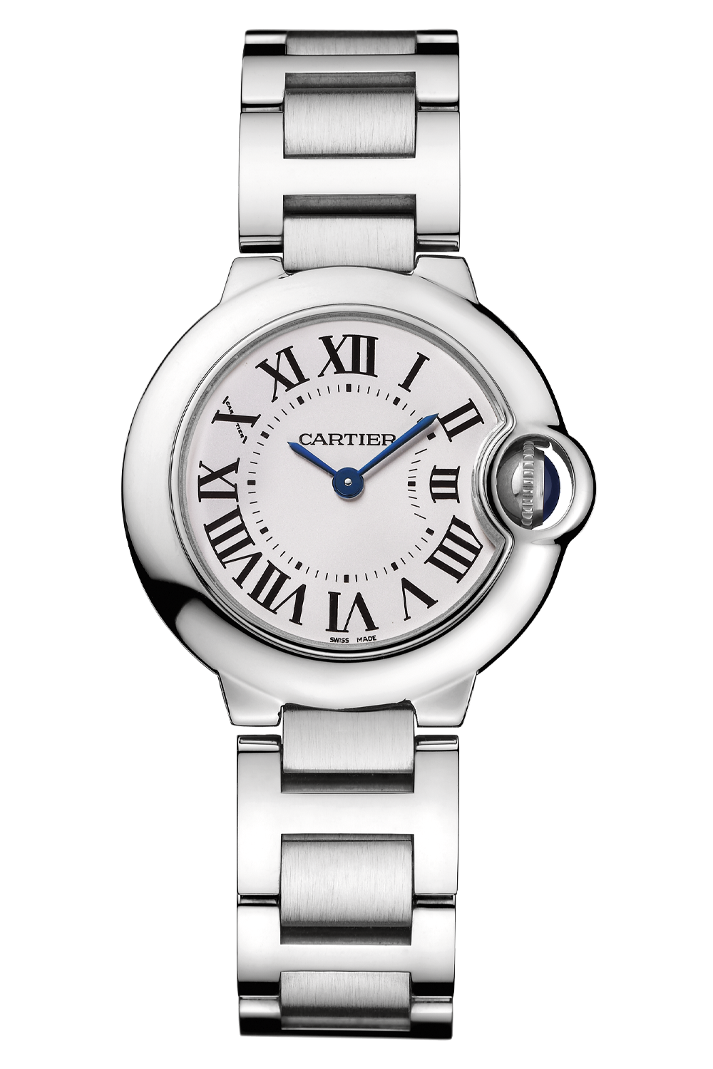 Unworn Cartier Ballon Bleu de Cartier, Stainless Steel, 28mm, Ref# WSBB0067, box and papers