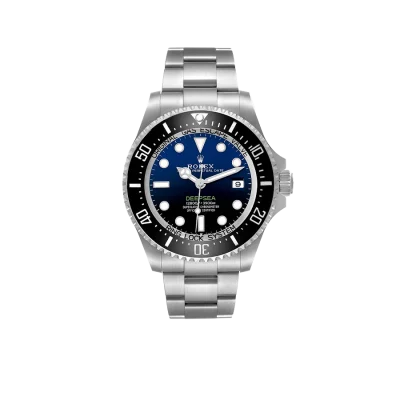 Rolex Seadweller Deepsea 44mm Cameron D-Blue Dial Steel Mens Watch 136660
