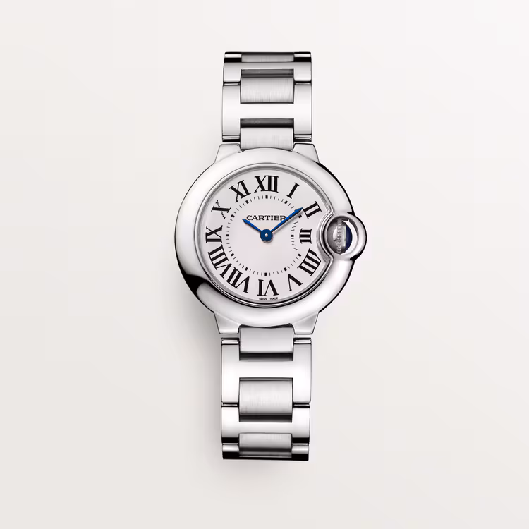 Unworn Cartier Ballon Bleu de Cartier, Stainless Steel, 28mm, Ref# WSBB0067, box and papers