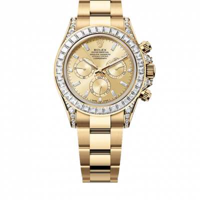 Rolex Cosmograph Daytona Oyster 40 mm yellow gold and diamonds